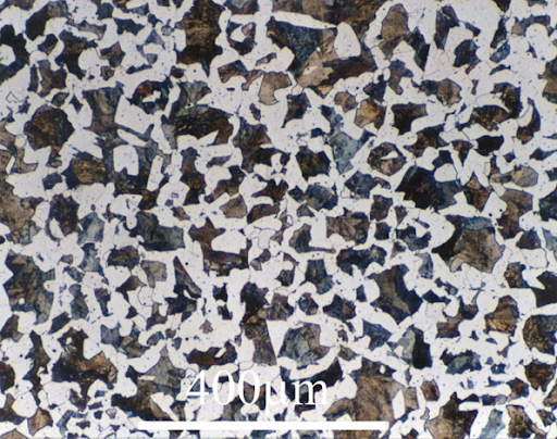 BESBlog_Crystal grain structure in slow-cooled low-carbon steel