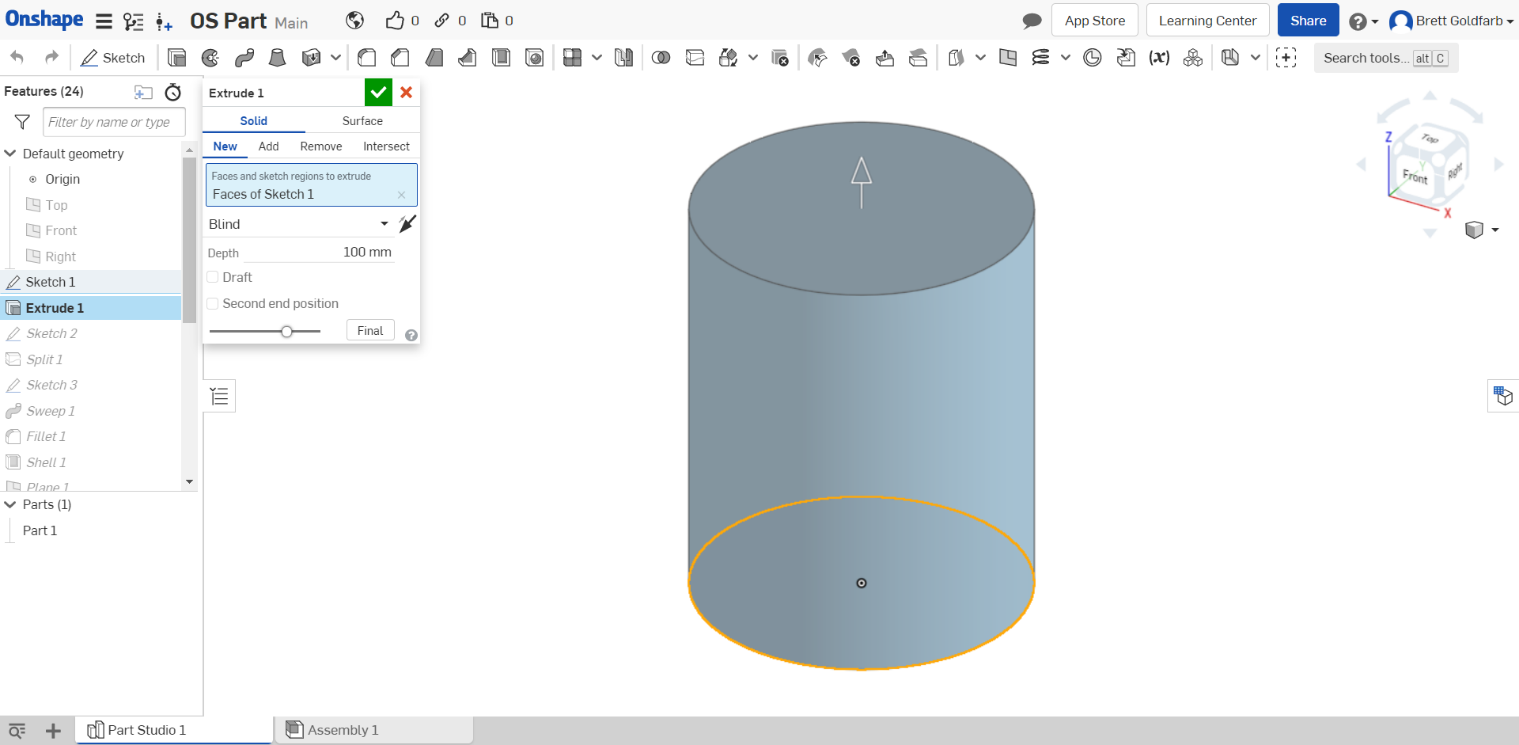 solidworks_vs_onshape-OnshapeExtrude