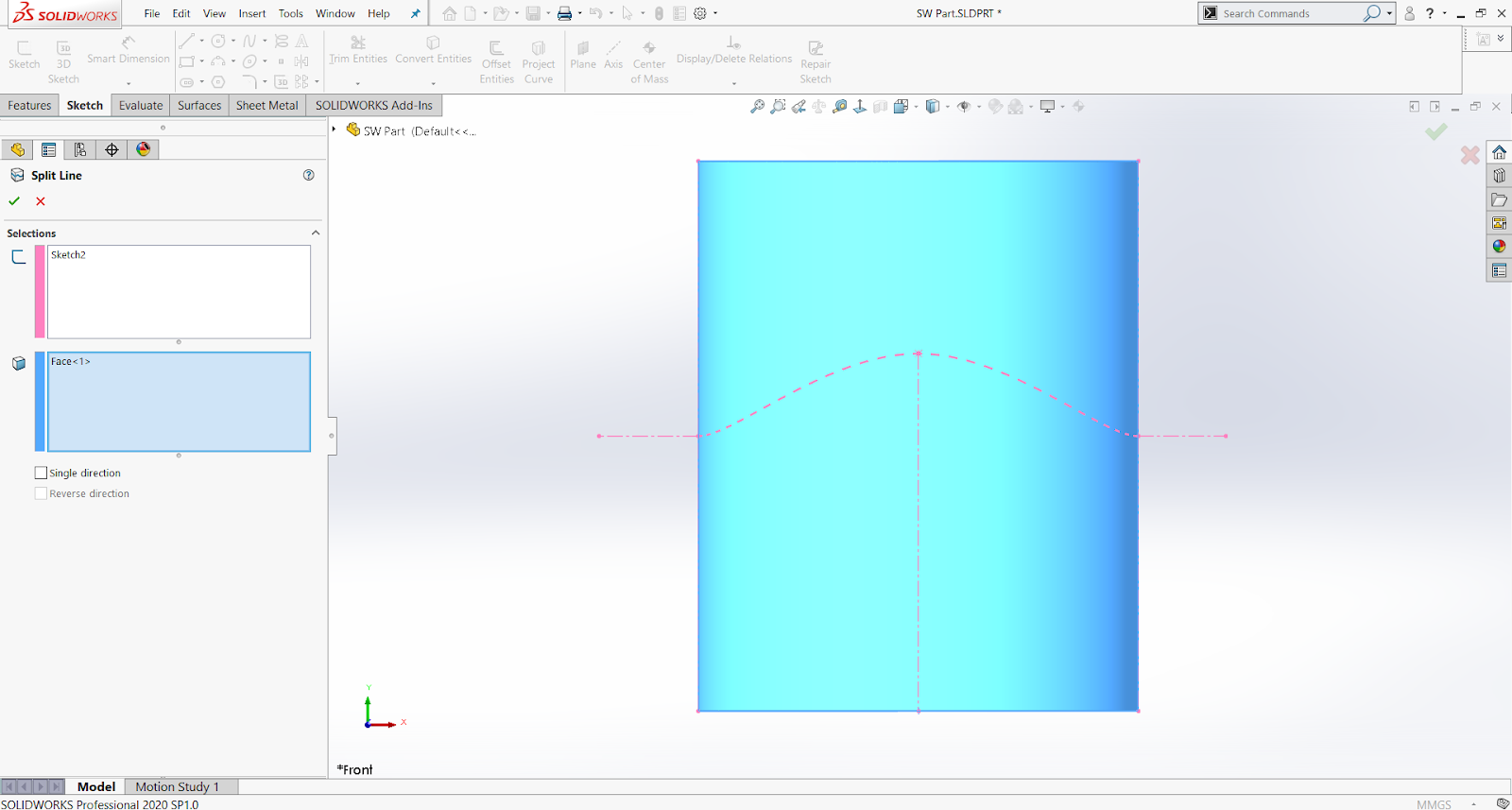 solidworks_vs_onshape-SolidworksSplitLine